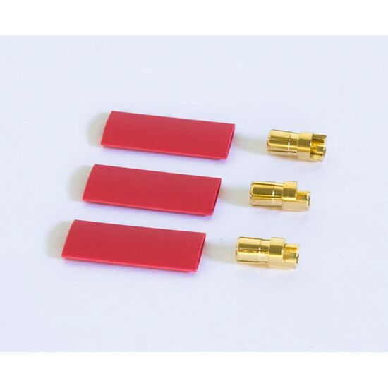 Gold Plug 6.0 mm Male 3pc