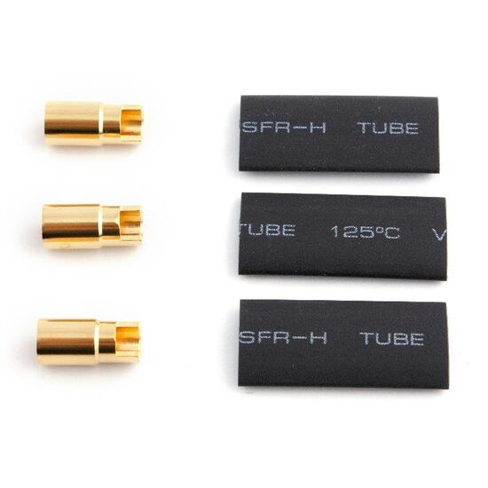 Gold Plug 6.0 mm Female 3pc