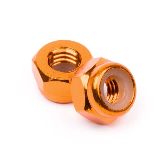 BAJA 5b - ECROU LIGHT ALUMINIUM M4 (ORANGE/10pcs )