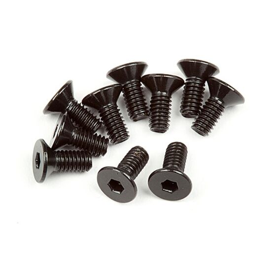 HPI107374-FLAT HEAD SCREW M2.5x6mm (HEX SOCKET/10pcs)