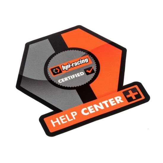 HPI115769-HPI HELP CENTER SHOP WINDOW STICKER