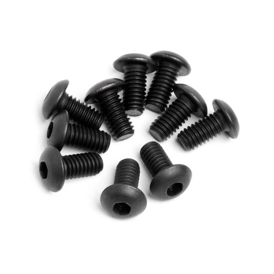 BUTTON HEAD SCREW M4x8mm (10pcs)