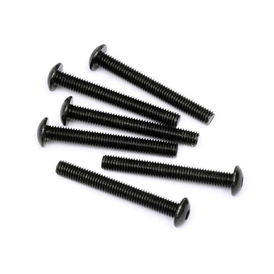 FLACHKOPFSCHRAUBE M5x40mm (HEX SOCKET/6STK)