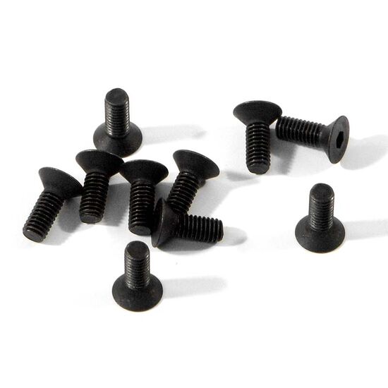 HPIZ082-Flat head screw M3x8mm (hex/10pcs)