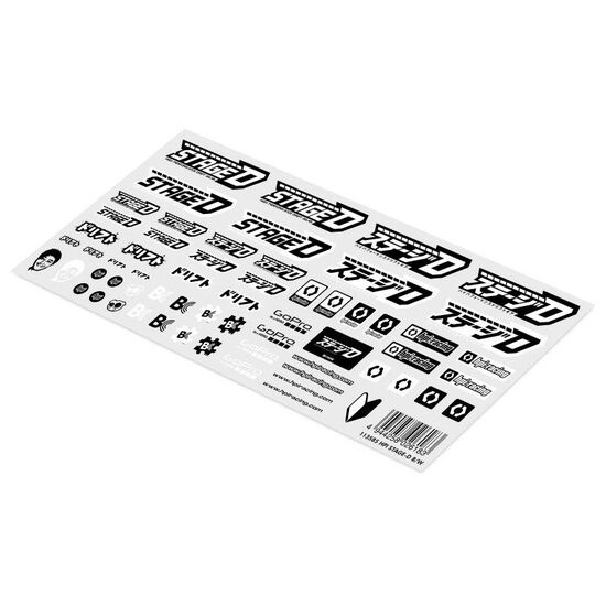 Sticker HPI STAGE-D (noir-blanc)