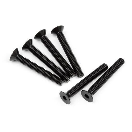 FLAT HEAD SCREW M4x30mm (HEX SOCKET/10pcs)