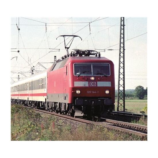 AC E-Lok BR 120 DB AG verkehrsrot V + PluX22 Dec.