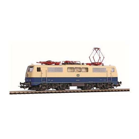 E-Lok BR 111 DB beigeblau IV + DSS PluX22
