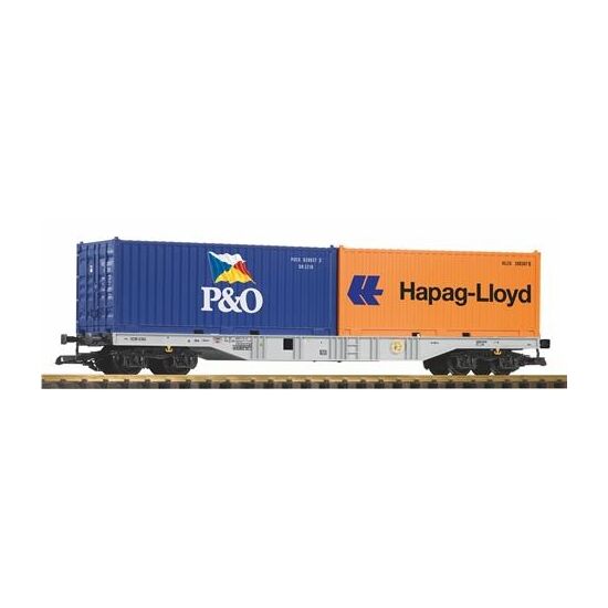 G-Containertragwagen mit 2 Containern DB AG VI