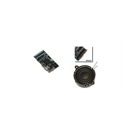 Loksounddecoder & Lautsprecher für HO D-Lok DF7C