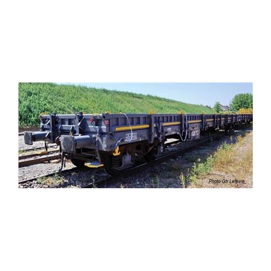 SNCF Infra 4-achs.Rungenwg.bel.Betonschwellen Ep.V