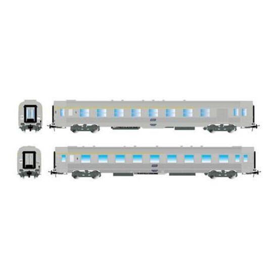 SNCF, 2-er Set DEV Inox, A5r u.A7Dtj, Ep IV