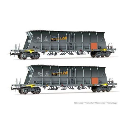 SNCF 2 Selbstentladewagen EF60 MILLET Ep VI