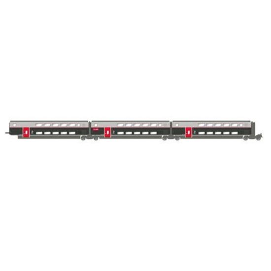 TGV Euroduplex Lyria Set 2, 3 B-Wagen EpVI