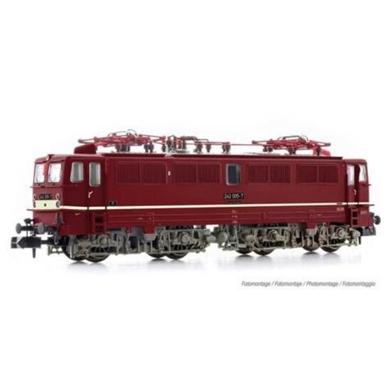 DR E-Lok 242 rot Zierstreifen weiss Ep IV