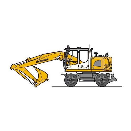 Liebherr Mobilbagger mit Löffel