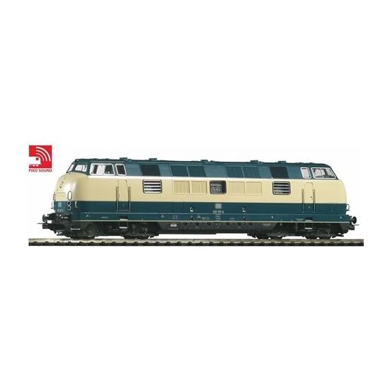 Diesellok/Soundlok BR 221 DB IV, blau-beige