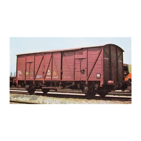RN 2 gedeckte Güterwagen J3 rot Ep.IV