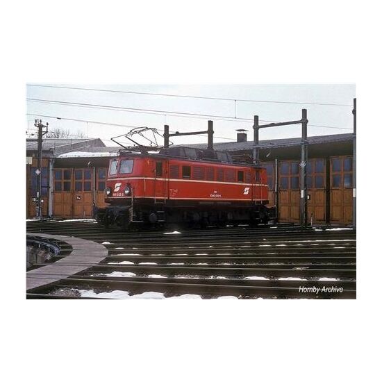 ÖBB elektrische Lok 1040 blutorange Logo a Ep.IV-V