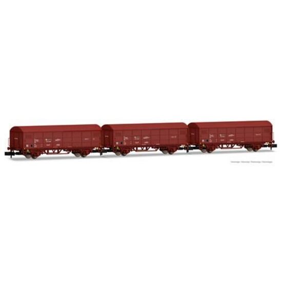 RENFE 2 Güterwagen  JPD oxidrot Ep IV
