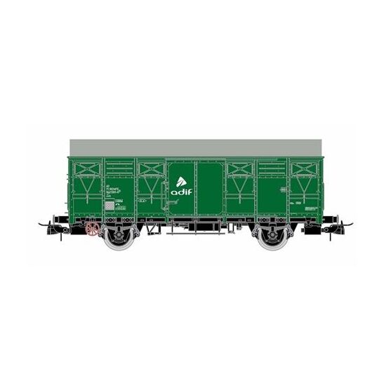 ADIF gedeckter Güterwagen ORE grün Ep. VI