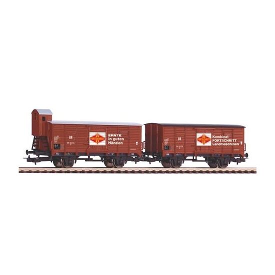 2er Set Güterwagen Fortschritt DR III