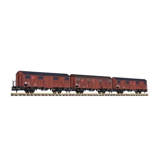 DB AG 3 ged. Güterwagen/Bremserbühne Gos-uv, Ep.V