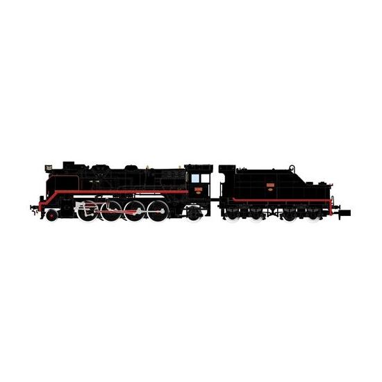 RENFE Dampflok 141 R mit Vorwärmer Ep. III