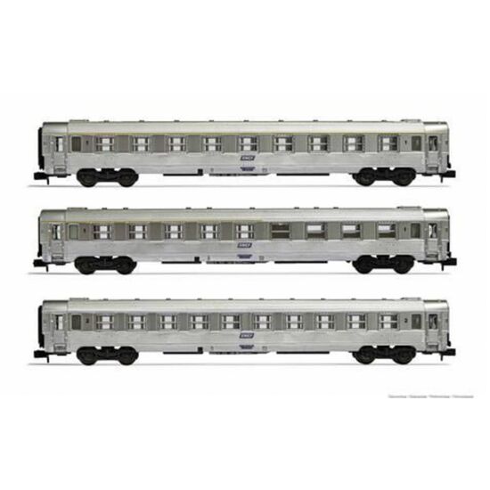 SNCF Personenwg. DEV A9, A5 bar coach + B10, Ep IV
