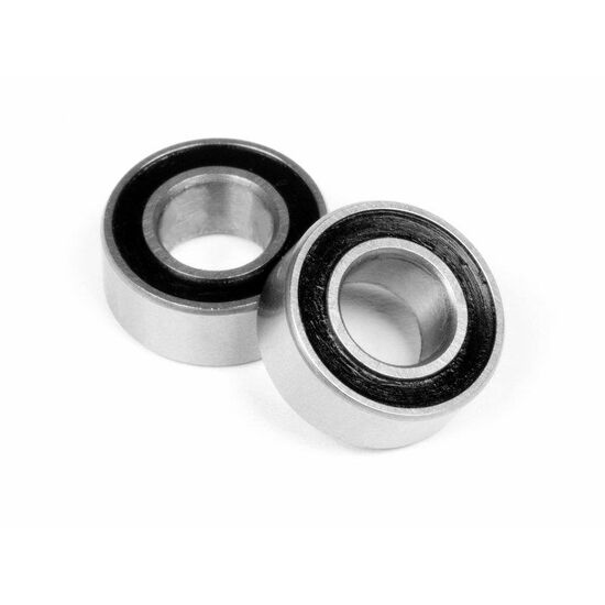 BALL BEARING 5x10x4mm (RUBBER SHIELD/2pcs)