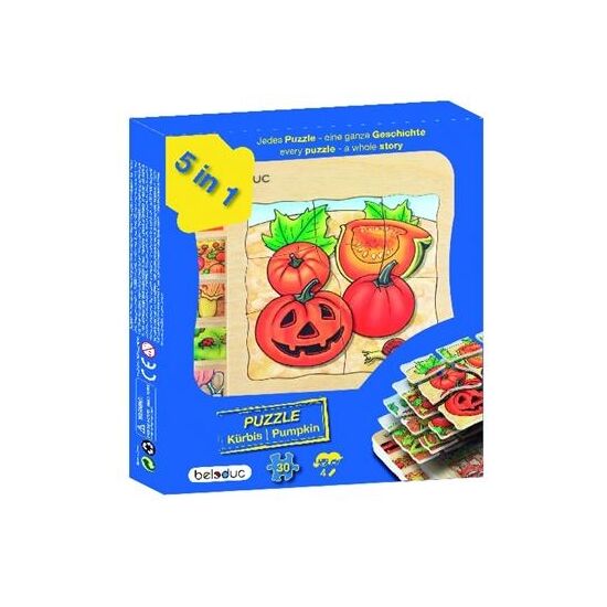 Lagen Puzzle Kürbis