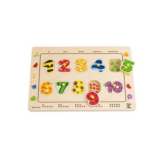 Steckpuzzle mit Zahlen