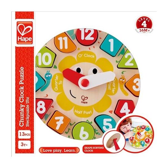 Steckpuzzle Uhr