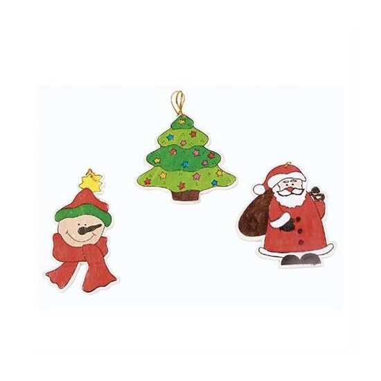 3er Set Weihnachtsanhänger
