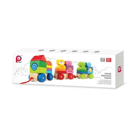 PT 4 Friends Wooden Train