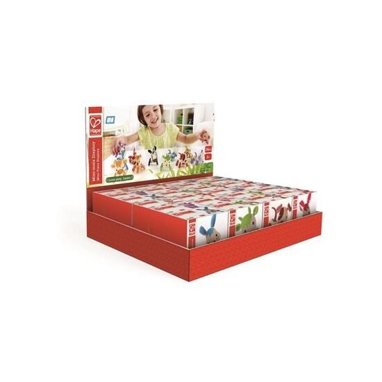 HC Bambus Mini Tiere Display 24 Stk