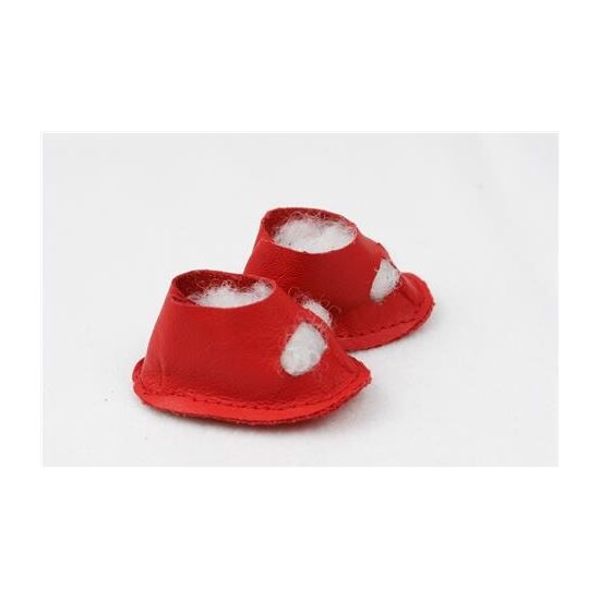 Lederschuhe rot