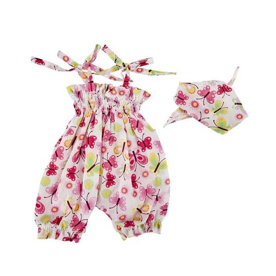Jumpsuit Schmetterlingmotiv