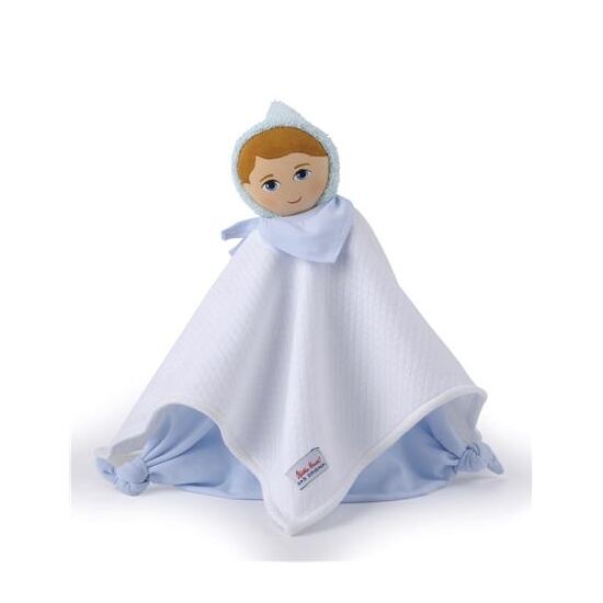 Klassik Schmusetuch Puppe hellblau