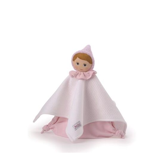 Klassik Schmusetuch Puppe rosa