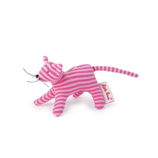Mini Greifling Katze Ringel pink