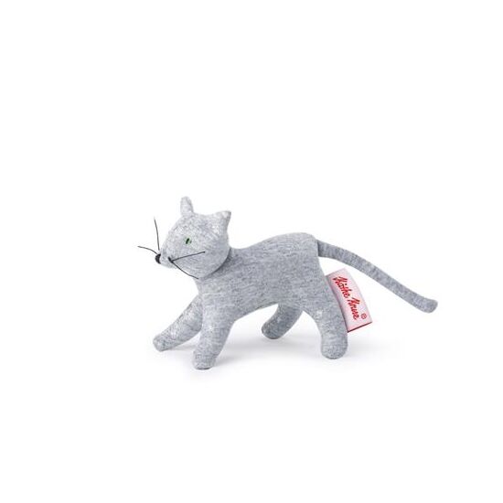 Mini Greifling Katze Sterne grau
