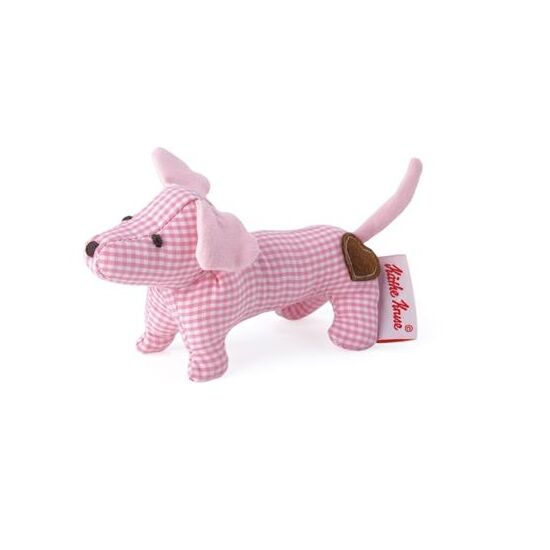 Mini Greifling Dackel rosa