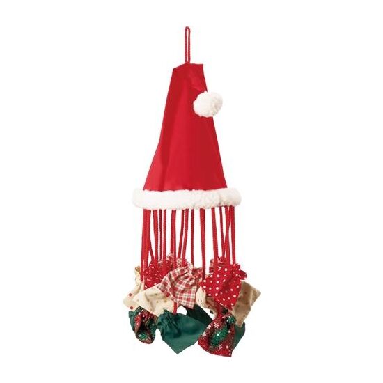 Adventkalender Mütze mit Säckchen