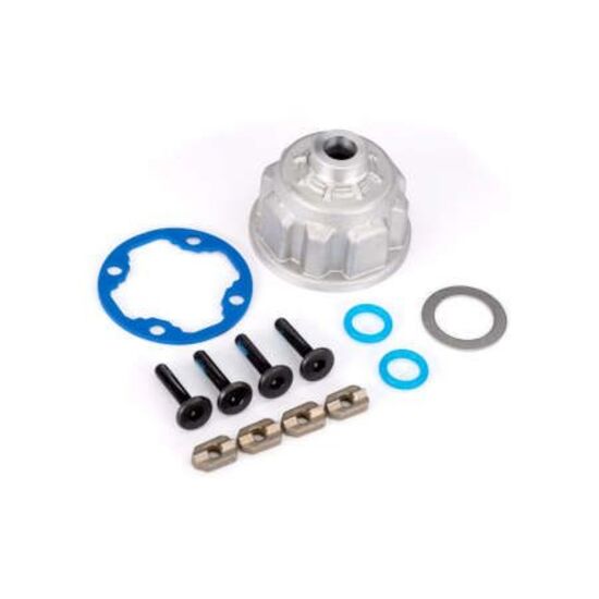 Carrier, differential (aluminum)/ o-r ing gaskets (2)/ ring gear gasket/ sp acers (4)/ 12.2x18x0.5 MW/ 3x15mm fla