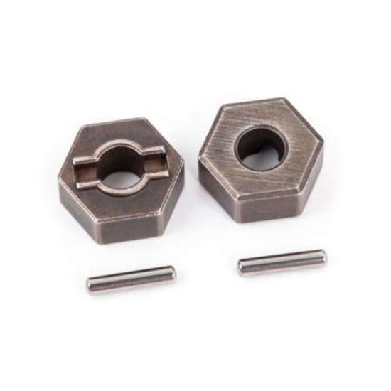 Wheel hubs, hex (steel) (4)/ axle pin s (4)