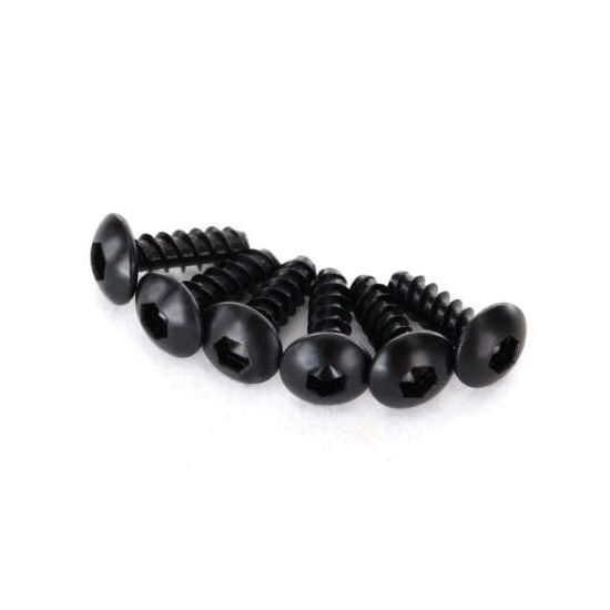 Screws, 2.5x8mm button-head machine ( hex drive) (6)