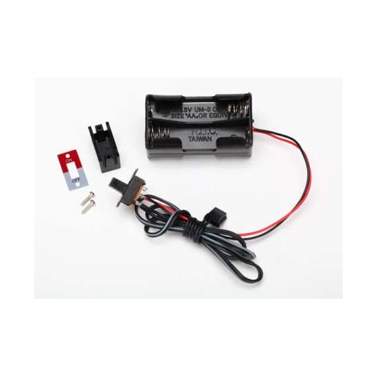 Battery holder, 4-cell/ on-off switch