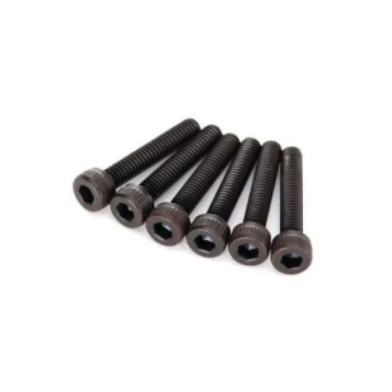 Screws, 2.5x14mm cap-head machine (he x drive) (6)