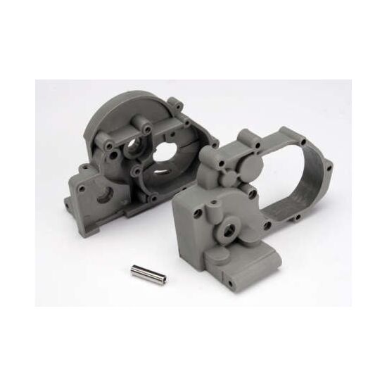 GEARBOX HALVES (L&R) (GREY) W/